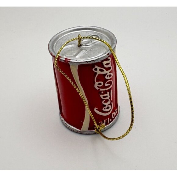 Coca-Cola Christmas Tree Ornament 2004 Mini Coke Can Soda Fan Red - Picture 6 of 6
